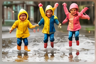 Kindergeburtstag bei Regen